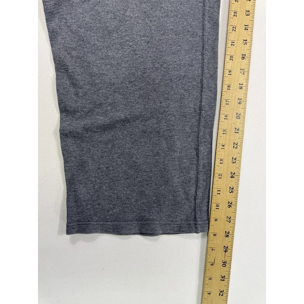 Polo Ralph Lauren Lounge Pants Men XL Gray Waffle Thermal Sleep Pajama Bottoms
